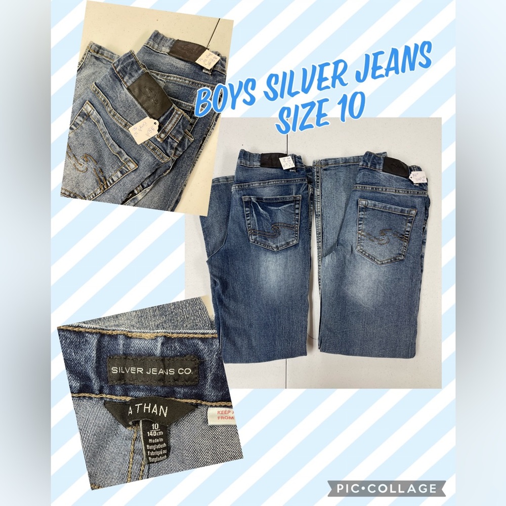 Boy’s Silver Jeans